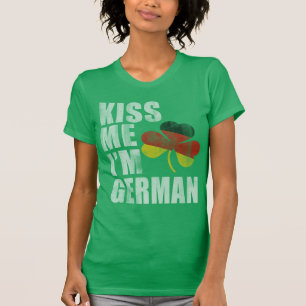Irish Kiss me Ik ben Duitse St Patrick's Day T-shirt