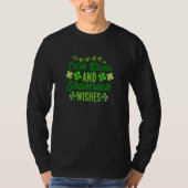 Irish Kisses and Shamrock Wishes C T-shirt (Voorkant)