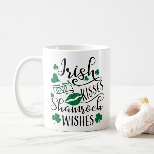 Irish Kisses en Shamrock Wishes Koffiemok (Met donut)