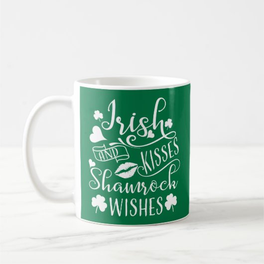 Irish Kisses en Shamrock Wishes Koffiemok (Links)