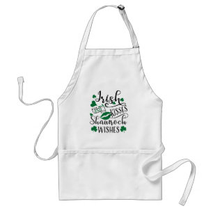 Irish Kisses en Shamrock Wishes Standaard Schort