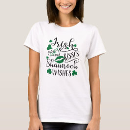 Irish Kisses en Shamrock Wishes T-shirt
