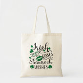 Irish Kisses en Shamrock Wishes Tote Bag (Voorkant)