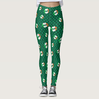 Irish Kisses schattige St Patricks day Leggings