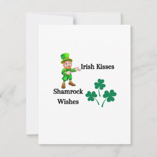 Irish Kisses, Shamrock wil op een Feestdagenkaart