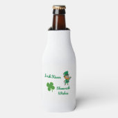 Irish Kisses, Shamrock wil op een Flesjeskoeler (Fles Voorkant)