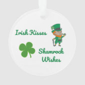 Irish Kisses, Shamrock wil op een Ornament (achterkant)