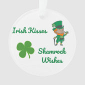 Irish Kisses, Shamrock wil op een Ornament (voorkant)