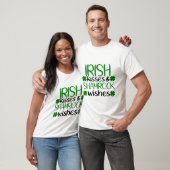 Irish Kisses & Shamrock Wishes T-shirt (Unisex)
