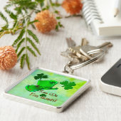 Irish Kisses St Patrick's Sleutelhanger (Zijkant)