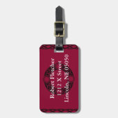 Irish Knot Design Bagagelabel (Voorkant verticaal)