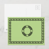 Irish Knot Design Briefkaart (Voorkant / Achterkant)