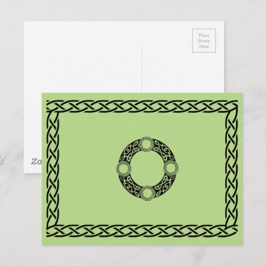 Irish Knot Design Briefkaart (Voorkant / Achterkant)