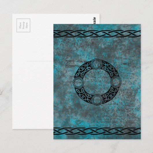 Irish Knot Design Briefkaart (Voorkant / Achterkant)
