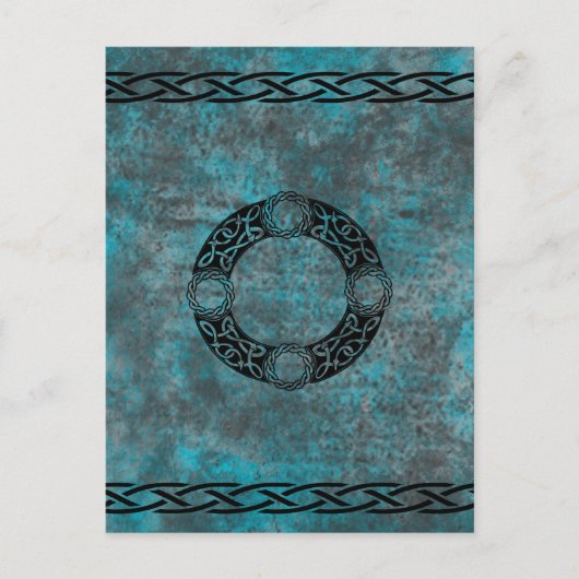 Irish Knot Design Briefkaart (Voorkant)