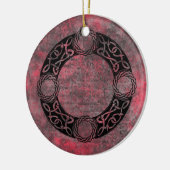 Irish Knot Design Keramisch Ornament (Links)