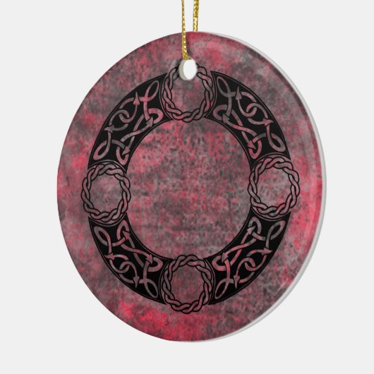 Irish Knot Design Keramisch Ornament (Links)