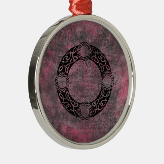 Irish Knot Design Metalen Ornament (Rechts)