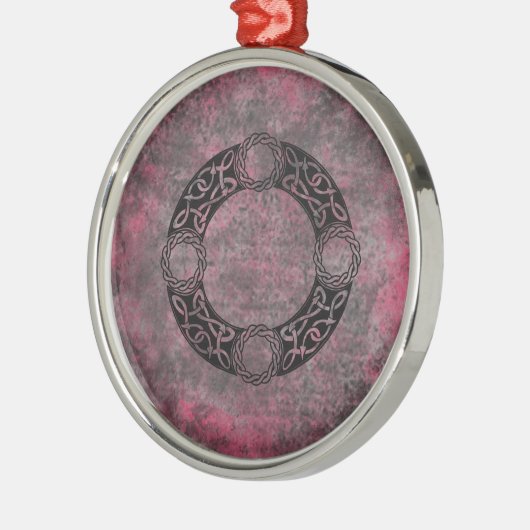 Irish Knot Design Metalen Ornament (Links)