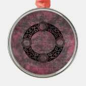 Irish Knot Design Metalen Ornament (Voorkant)