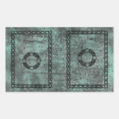 Irish Knot Design Rechthoekige Sticker (Voorkant)