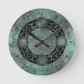 Irish Knot Design Ronde Klok (Voorkant)