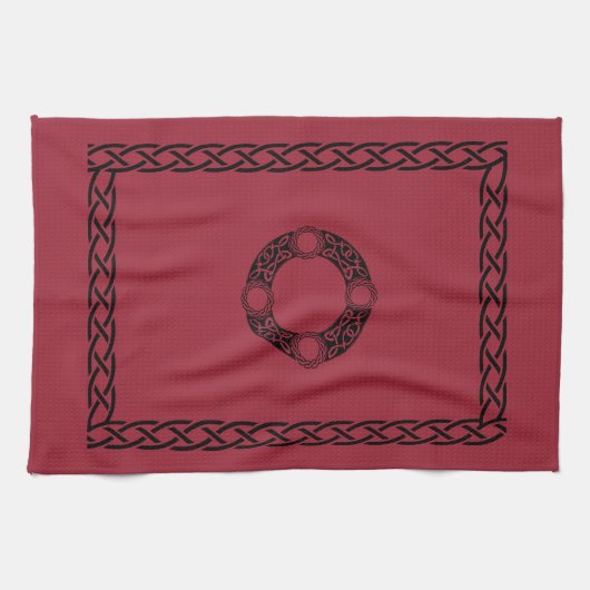 Irish Knot Design Theedoek (Horizontaal)