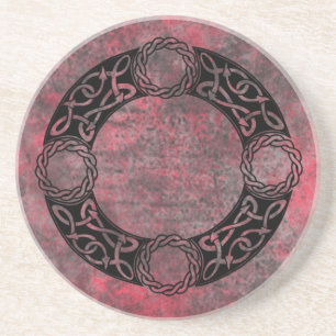 Irish Knot Design Zandsteen Onderzetter