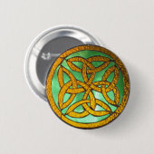 Irish Knot Pin Ronde Button 5,7 Cm (Voorkant /achterkant)