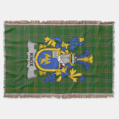 Irish Knox Coat of Arms Family Crest Ireland Deken (Voorkant)