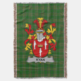 Irish Kyan of O_Kyan Wapenschild Familie Crest Ir Deken