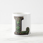 Irish L Monogram Coffee Mug Koffiemok (Center)