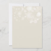 Irish Lace Wedding Invitation Kaart (Achterkant)