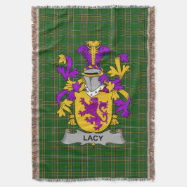 Irish Lacy of De Lacy Coat of Arms Family Crest I Deken
