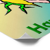 Irish Lad met Poster van groene bier (Hoek)