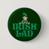Irish Lad Ronde Button 5,7 Cm (Voorkant)