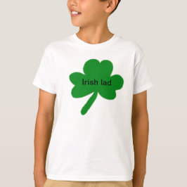 Irish Lad Shamrock Kinder T-Shirt