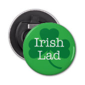 Irish Lad-Shamrock St. Patrick's Day Bottle Opener (Voorkant)