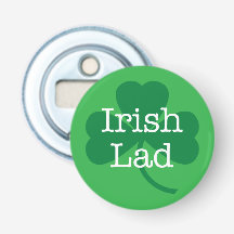 Irish Lad-Shamrock St. Patrick's Day Bottle Opener