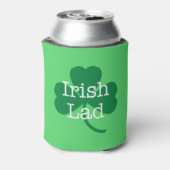 Irish Lad St. Paddy's Day Shamrock Koelbox Blikjeskoeler (Blikje Achterkant)