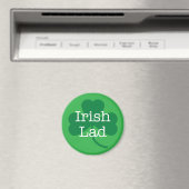 Irish Lad, St. Patrick's Day Shamrock Magneet (Insitu (Vaatwasser))