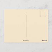   Irish Lady met Shamrocks Briefkaart (Achterkant)