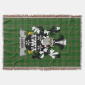 Irish Lambe Coat of Arms Family Crest Ireland Deken (Voorkant)