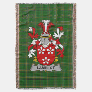 Irish Lambert wapenschild Family Crest Ireland Deken