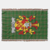 Irish Lane Coat of Arms Family Crest Ireland Deken (Voorkant)