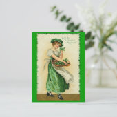 Irish Lass Briefkaart (Staand voorkant)