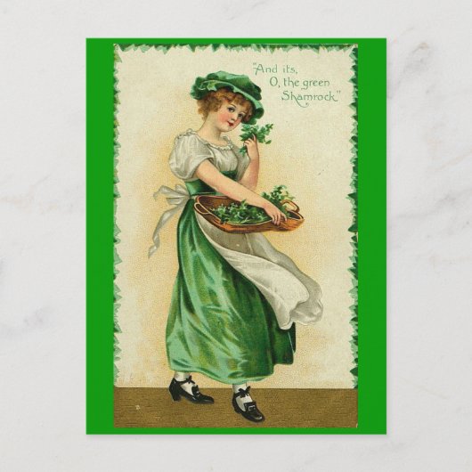 Irish Lass Briefkaart (Voorkant)