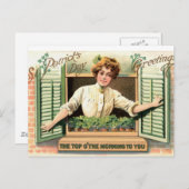 Irish Lass Briefkaart (Voorkant / Achterkant)