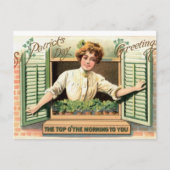 Irish Lass Briefkaart (Voorkant)