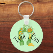Irish Lass Lucky Hoefijzer Sleutelhanger (Voorkant)